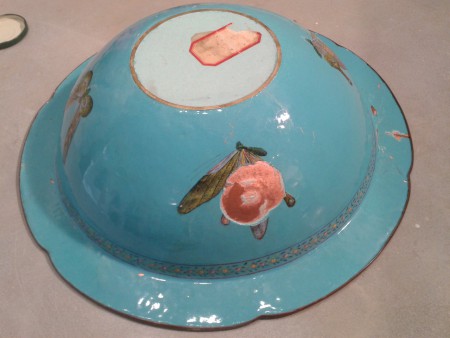 arrière du bassin avant restauration